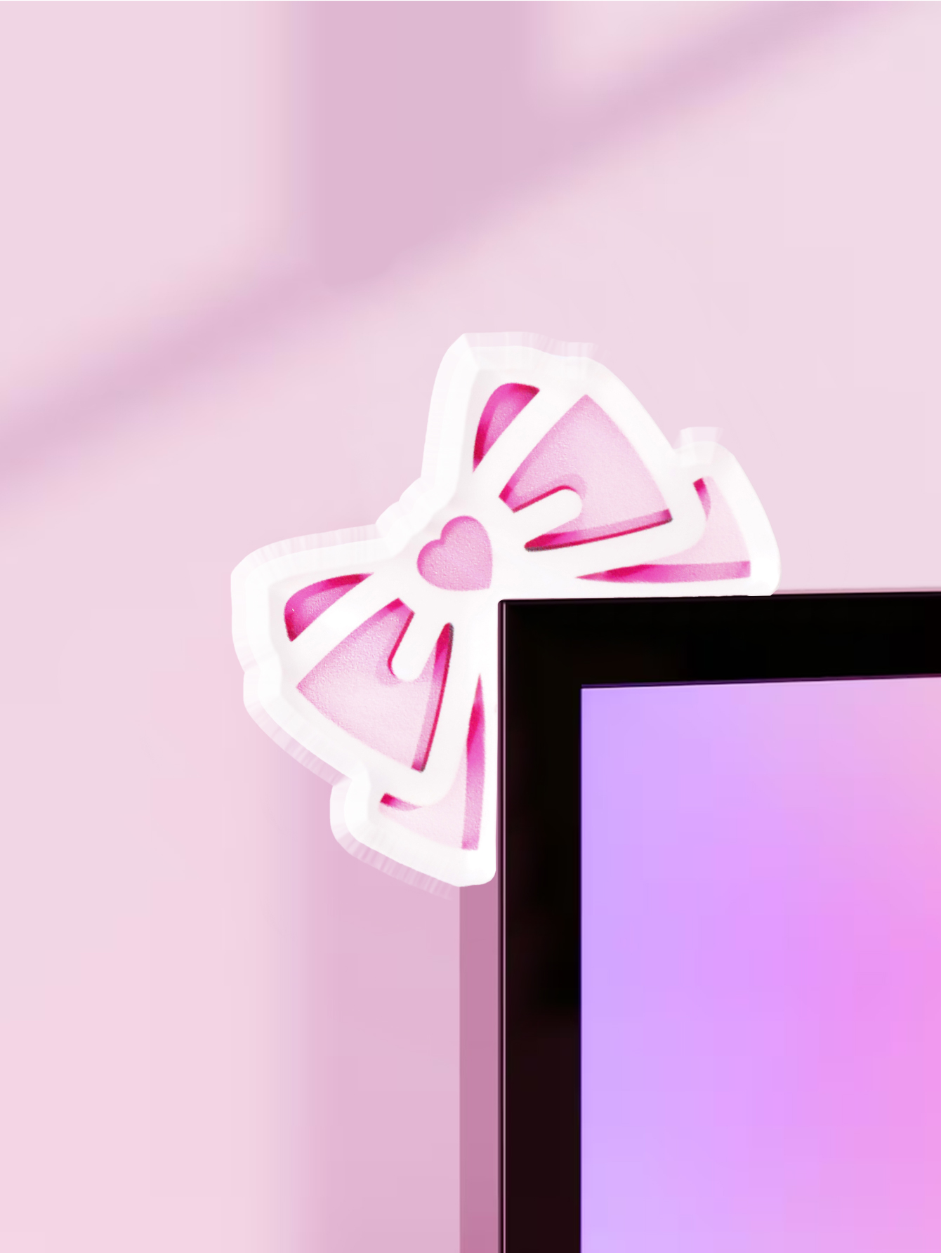 Gaming Accessories Kawaii - Dekorasi Monitor Pita Kawaii Aksesori PC