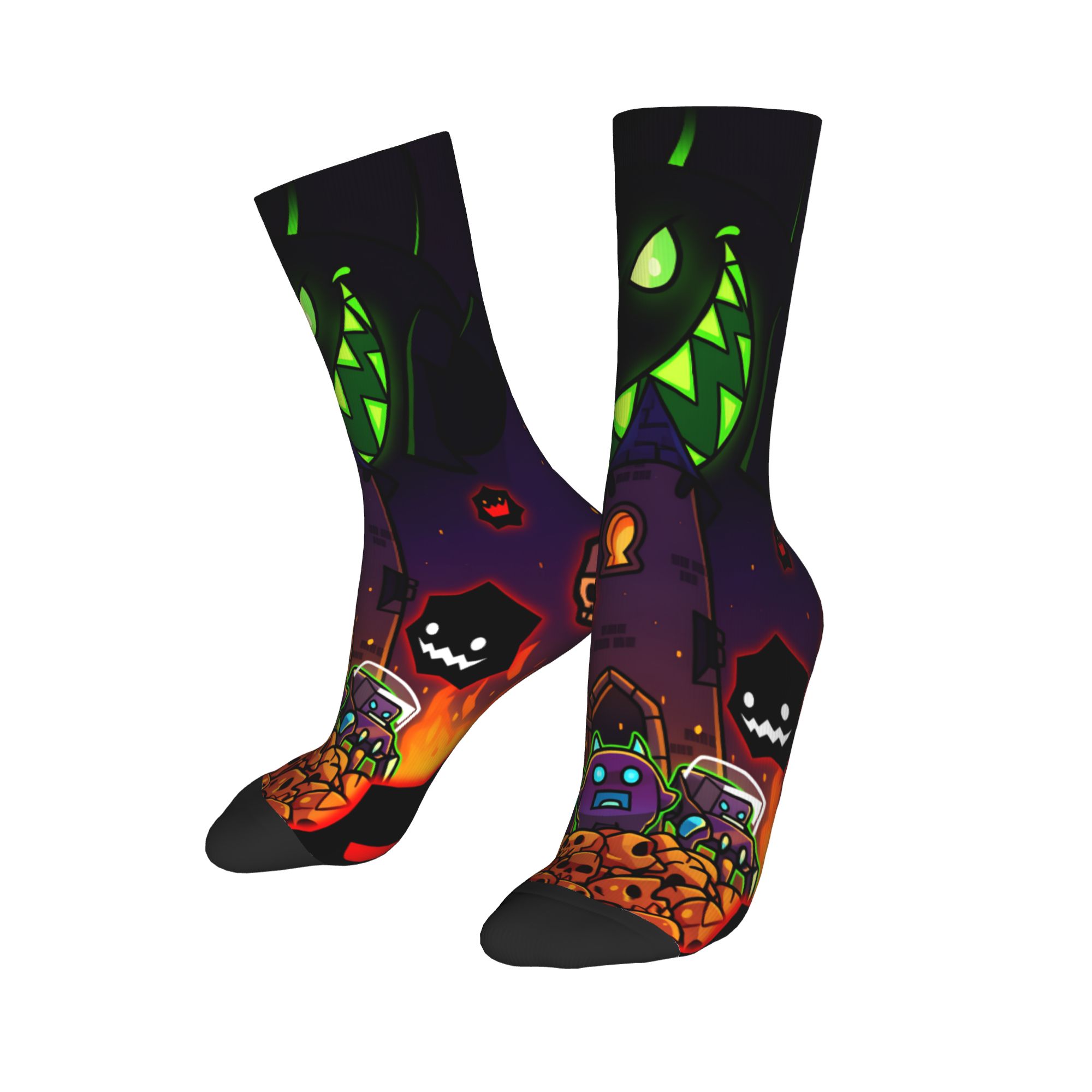 Kaus Kaki Lucu Motif Geometri  - Gaming Accessories Ideas ulasan dan harga