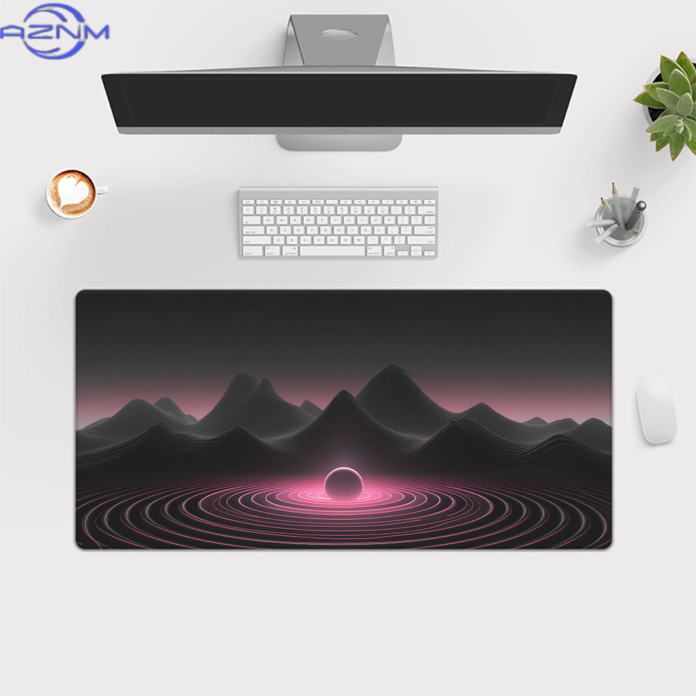 1pc Mousepad Pink Music Wave I - Gaming Accessories Ideas ulasan dan harga