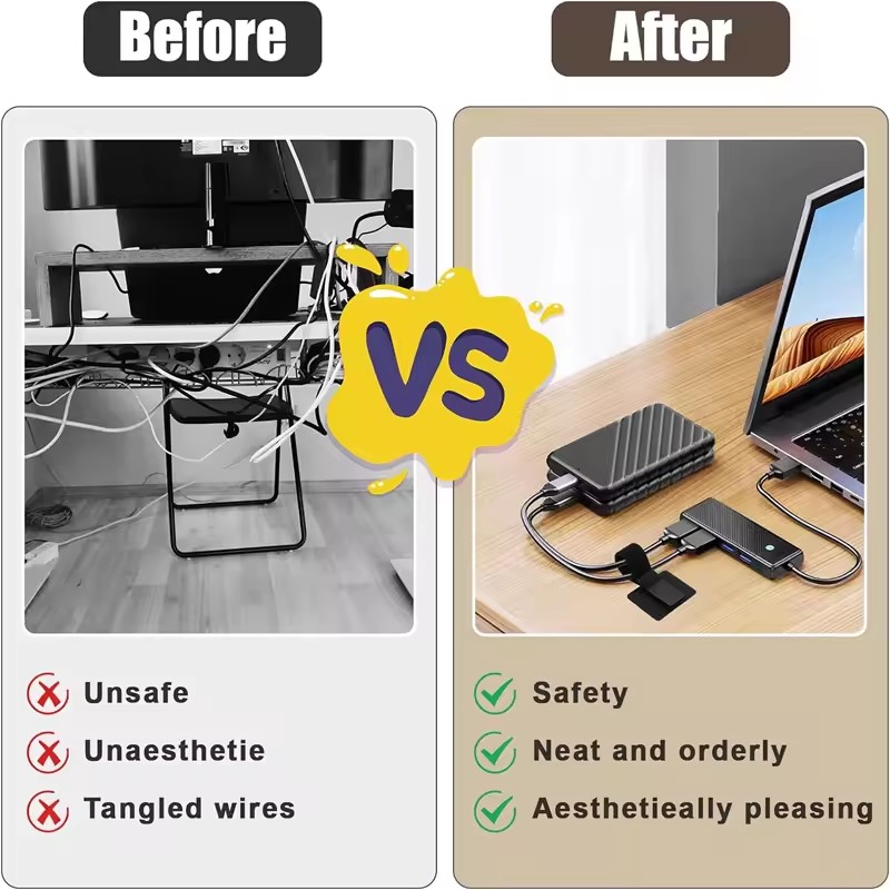 Penahan Kabel di Bawah Meja, P - Gaming Accessories For Desk ulasan dan harga